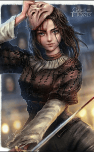 Arya Face Mask by Spider Wee